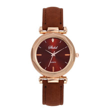 Load image into Gallery viewer, Women Watches Classic Quartz Wrist Watch Rhombus Head Frosted PU Leather Band Casual Watch TT@88