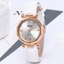 Load image into Gallery viewer, Women Watches Classic Quartz Wrist Watch Rhombus Head Frosted PU Leather Band Casual Watch TT@88