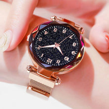 Load image into Gallery viewer, Luxury Women Watches Magnetic Starry Sky Female Clock Quartz Wristwatch Fashion Ladies Wrist Watch reloj mujer relogio feminino