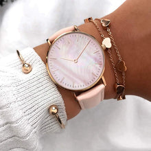 Load image into Gallery viewer, 2020 Women Watches Top Brand Luxury Quartz Watch Leather Strap Fashion Wristwatch For Women Clock Ladies Hodinky Reloj Mujer