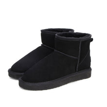 Load image into Gallery viewer, MBR FORCE Australia Women  Snow Boots 100% Genuine Cowhide Leather Ankle Boots Warm Winter Boots Woman shoes large size 34-44
