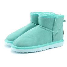 Load image into Gallery viewer, MBR FORCE Australia Women  Snow Boots 100% Genuine Cowhide Leather Ankle Boots Warm Winter Boots Woman shoes large size 34-44
