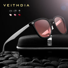 Load image into Gallery viewer, VEITHDIA Brand Unisex Aluminum+TR90 Men's Photochromic Mirror Sun Glasses Eyewear Accessories Sunglasses For Women 6116
