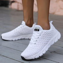 Load image into Gallery viewer, 2020 Mesh Women Sneakers Breathable Women Flat Shoes Lightweight Casual Shoes Ladies Lace-up Deportivas Mujer Chaussures Femme
