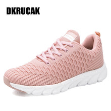 Load image into Gallery viewer, 2020 Mesh Women Sneakers Breathable Women Flat Shoes Lightweight Casual Shoes Ladies Lace-up Deportivas Mujer Chaussures Femme

